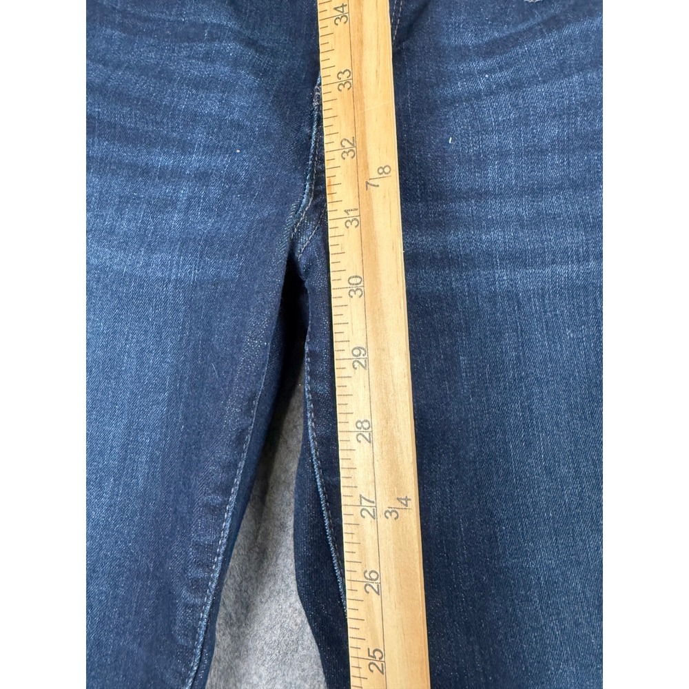 Banana Republic Slim Bootcut Jeans Womens 28/6 Dark Indigo Blue Denim Regular - Picture 2 of 5